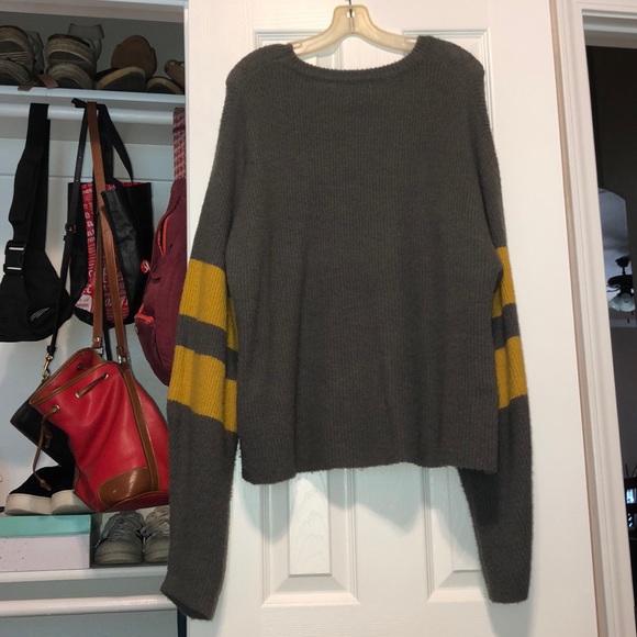 Chunky “jock striped” sweater - Picture 2 of 3